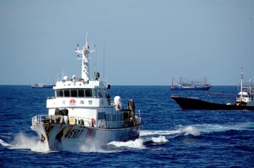 Trung Quốc duy trì lượng lớn tàu bảo vệ giàn khoan hạ đặt trái phép